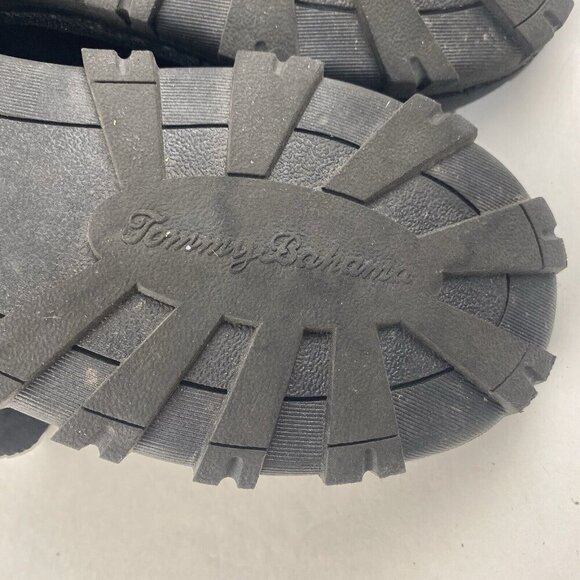 TOMMY BAHAMA AFET Size 7 Black Suede Women’s Ankle‎ Winter Cozy Boots Used - Picture 13 of 16